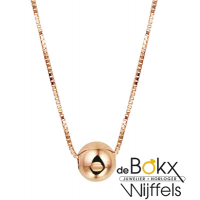 Roodgoud colliers met balletje - 56821 Roodgoud colliers met balletje - 56821