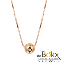 Roodgoud colliers met balletje - 56821 Roodgoud colliers met balletje - 56821