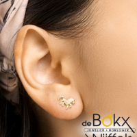 Gouden kinderknoppen paard - 56878 Gouden kinderknoppen paard - 56878