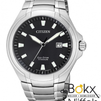 Heren super titanium citizen horloge BM7430-89E eco-drive - 56065