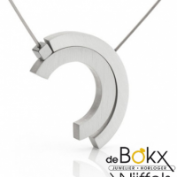 Clic by suzanne collier C189 mat/glanzend Asymmetrische maanvorm en hematiet - 56282