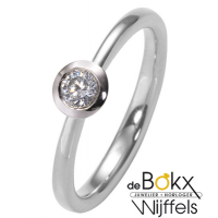 Verlovingsring rauschmayer met 1 diamant in 9  karaat goud maat 54 - 56309 Verlovingsring rauschmayer met 1 diamant in 9  karaat goud maat 54 - 56309