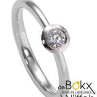 Verlovingsring rauschmayer met 1 diamant in 9  karaat goud maat 54 - 56309 Verlovingsring rauschmayer met 1 diamant in 9  karaat goud maat 54 - 56309