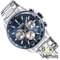 chronograaf horloge  staal van Festina F20560-2 - 58351 chronograaf horloge  staal van Festina F20560-2 - 58351
