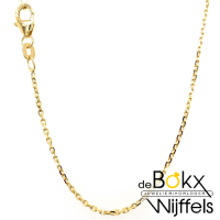 ketting Anker geslepen 42cm goud 1,3mm - 58402 ketting Anker geslepen 42cm goud 1,3mm - 58402