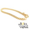 armband geelgoud met zilveren kern groot slot 18,5cm 5.5mm - 58414 armband geelgoud met zilveren kern groot slot 18,5cm 5.5mm - 58414