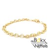 armband geelgoud met zilveren kern 19cm 5mm - 58416 armband geelgoud met zilveren kern 19cm 5mm - 58416