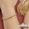armband geelgoud met zilveren kern 19cm 5mm - 58416 armband geelgoud met zilveren kern 19cm 5mm - 58416