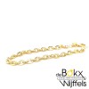 armband geelgoud met zilveren kern 19cm 5mm - 58416 armband geelgoud met zilveren kern 19cm 5mm - 58416