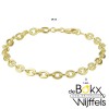 armband geelgoud met zilveren kern 19cm 5mm - 58416 armband geelgoud met zilveren kern 19cm 5mm - 58416