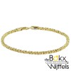armband geelgoud met zilveren kern 19cm 2.8mm - 58417 armband geelgoud met zilveren kern 19cm 2.8mm - 58417