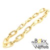 armband geelgoud met zilveren kern 19cm 5mm - 58419 armband geelgoud met zilveren kern 19cm 5mm - 58419