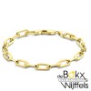 armband geelgoud met zilveren kern 19cm 5mm - 58419 armband geelgoud met zilveren kern 19cm 5mm - 58419