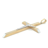 Grote gouden hanger kruis met corpus - 58394 Grote gouden hanger kruis met corpus - 58394