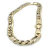 Armband goud figaro 5mm 21cm massief - 58405