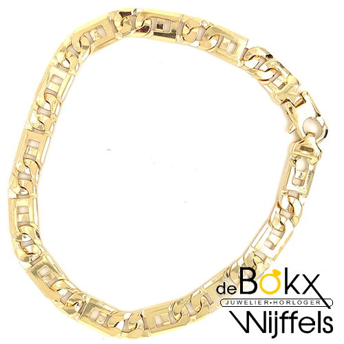 Armband fantasie 5.5mm 21cm massief - 58406 Armband fantasie 5.5mm 21cm massief - 58406