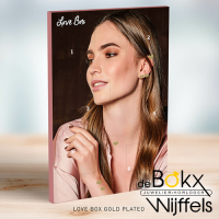 giftbox 'love box' gold plated met 6 goud op zilver sieraden - 58425 giftbox 'love box' gold plated met 6 goud op zilver sieraden - 58425