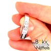 Ring zilver maat 63 met 7 zirkonia's - 58438 Ring zilver maat 63 met 7 zirkonia's - 58438