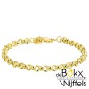 armband geelgoud met een zilveren kern 19cm 5mm - 58533 armband geelgoud met een zilveren kern 19cm 5mm - 58533