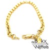 armband geelgoud met een zilveren kern 19cm 5mm - 58533 armband geelgoud met een zilveren kern 19cm 5mm - 58533