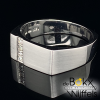 Witgouden heren ring met diamant maat 63 - 57746 Witgouden heren ring met diamant maat 63 - 57746