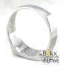 Witgouden heren ring met diamant maat 63 - 57746 Witgouden heren ring met diamant maat 63 - 57746