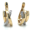 Oorringen goud met diamant 0.12crt - 58548 Oorringen goud met diamant 0.12crt - 58548