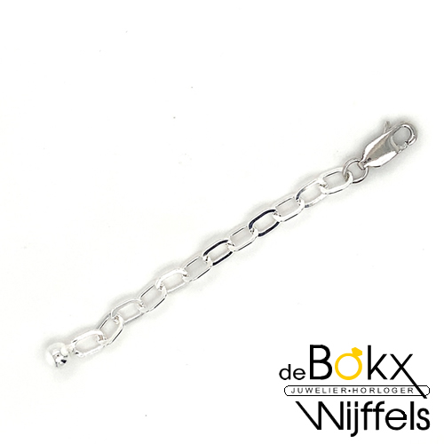 verlengketting zilver 6.5cm om sieraden langer te maken - 58577 verlengketting zilver 6.5cm om sieraden langer te maken - 58577