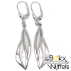 lange speelse oorhangers zilver 4,9 cm - 58587 lange speelse oorhangers zilver 4,9 cm - 58587