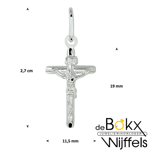 Kruisje zilver met corpus - 58599 Kruisje zilver met corpus - 58599