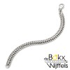 Zilveren armband Franse gourmet 20cm - 57729 Zilveren armband Franse gourmet 20cm - 57729