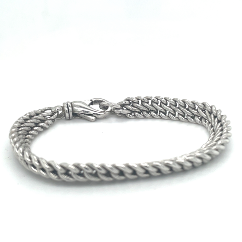 Zilveren armband Franse gourmet 20cm - 57729