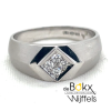 Witgouden ring met diamant maat 61 - 57747 Witgouden ring met diamant maat 61 - 57747