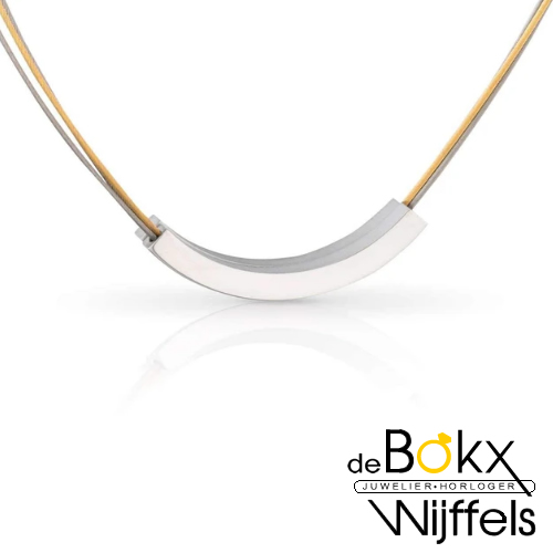 ketting Clic by suzanne Boog op boog gold 42cm C225 - 57739