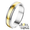 Amorio Trouwringen zilver met goud AL750 - 57802 Amorio Trouwringen zilver met goud AL750 - 57802