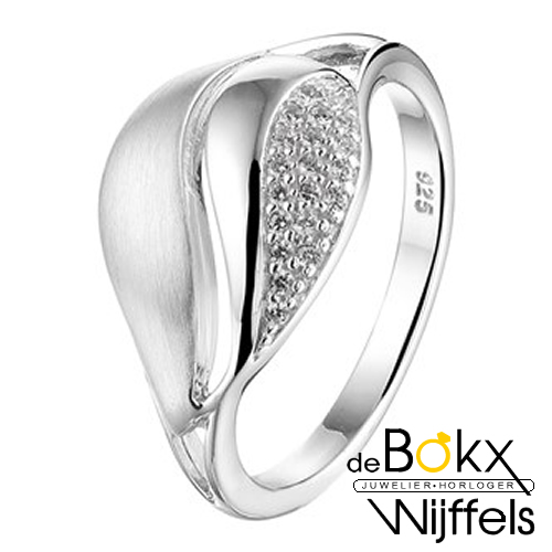 ring zilver met zirkonia maat 60 - 57838 ring zilver met zirkonia maat 60 - 57838