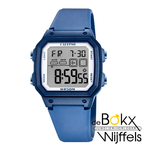 digitaal horloge Calypso blauw K5812/1 - 57991 digitaal horloge Calypso blauw K5812/1 - 57991