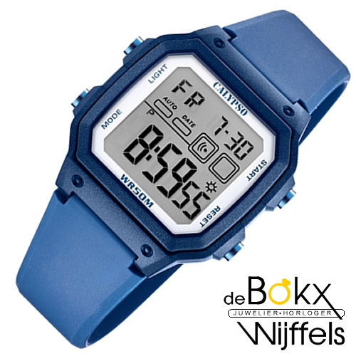 digitaal horloge Calypso blauw K5812/1 - 57991 digitaal horloge Calypso blauw K5812/1 - 57991
