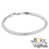Zilveren armband gourmet 20cm 4mm - 58023 Zilveren armband gourmet 20cm 4mm - 58023