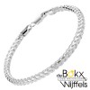 Zilveren armband gourmet 20cm 4mm - 58023 Zilveren armband gourmet 20cm 4mm - 58023