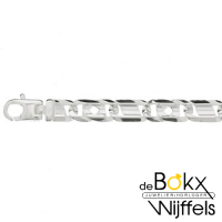 Zilveren armband 20cm arendsoog 7mm - 58025 Zilveren armband 20cm arendsoog 7mm - 58025