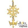 gouden hugenoot kruis hanger - 58043 gouden hugenoot kruis hanger - 58043