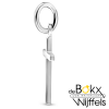 kleine wit gouden kruis hanger - 58046 kleine wit gouden kruis hanger - 58046