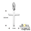 kleine wit gouden kruis hanger - 58046 kleine wit gouden kruis hanger - 58046