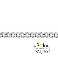 Wit gouden ketting gourmet 41-43-45cm 1.4mm - 58047 Wit gouden ketting gourmet 41-43-45cm 1.4mm - 58047