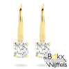 gouden oorhangers met zirkonia en brisur haak - 58138 gouden oorhangers met zirkonia en brisur haak - 58138