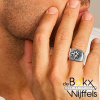 heren zegelring met ster /windroos zirkonia maat 59 - 58145 heren zegelring met ster /windroos zirkonia maat 59 - 58145