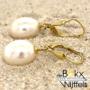 Oorhangers parel ovaal double 8-9mm - 58166 Oorhangers parel ovaal double 8-9mm - 58166