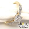 Gouden verlovingsring met diamanten maat 53 - 58182 Gouden verlovingsring met diamanten maat 53 - 58182
