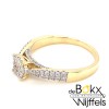 Gouden verlovingsring met diamanten maat 53 - 58182 Gouden verlovingsring met diamanten maat 53 - 58182